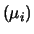 $(\mu_i)$